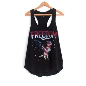 Tank Top Size L Freedom Racerback Eagle Patriotic USA Summer Rock & Republic